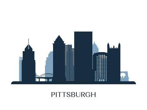 Pittsburgh Skyline Vector Images (over 110)