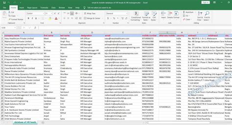 Email Database Of Hr Heads And Hr Managers Targeted Email Database