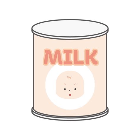 粉ミルクの缶のイラスト 無料のイラストなら「いらすと・ごー」