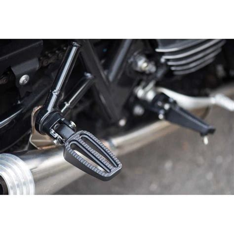 Motone Ranger Foot Pegs Full Set Rider And Passenger Pegs Black