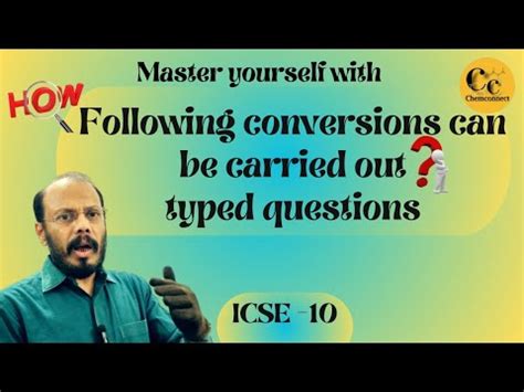 HOW FOLLOWING CONVERSIONS CAN BE CARRIED OUT YouTube