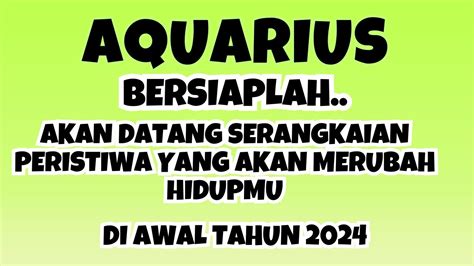 Aquariusbersiaplah Akan Datang Serangkaian Peristiwa Yang Akan