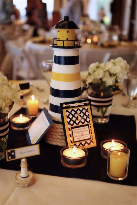 31 Beautiful And Chic Nautical Wedding Centerpieces Weddingomania