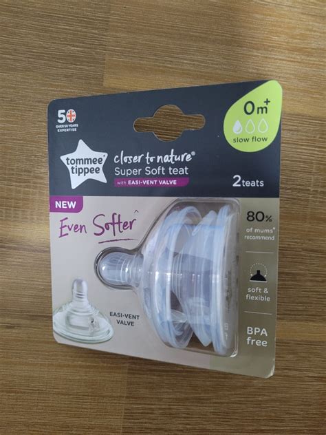 Tommee Tippee Closer To Nature Super Soft Teat With Easi Vent Valve