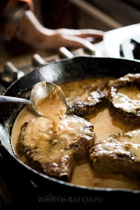 Braised Pork Chops Recipe In Milk Dijon Mustard Sauce