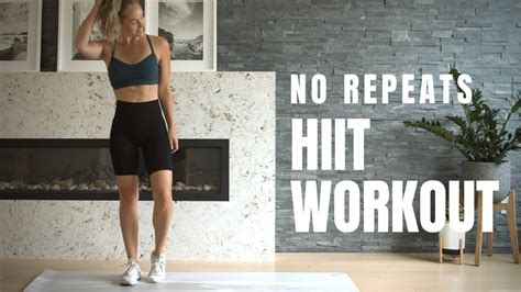 Intense No Repeats Fat Burning Hiit Strength Cardio Youtube