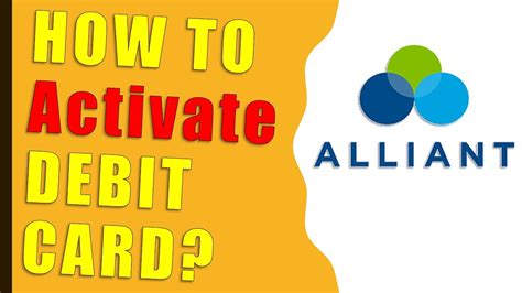 How To Activate Alliant Debit Card YouTube