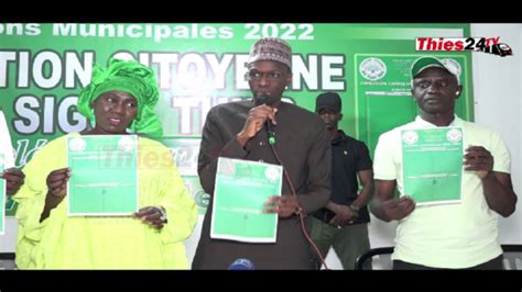 Vidéo Soutien à Abdoulaye Dièye Candidat And Siggil Sénégal Les