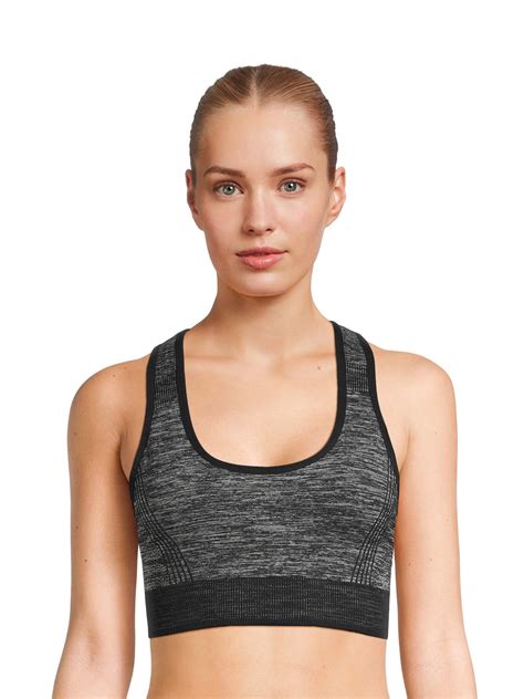 Avia Women S Medium Support Seamless Racerback Sports Bra Sizes S 3xl