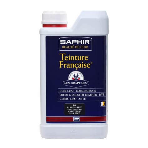 Teinture bleu marine Saphir 500ml spéciale patine