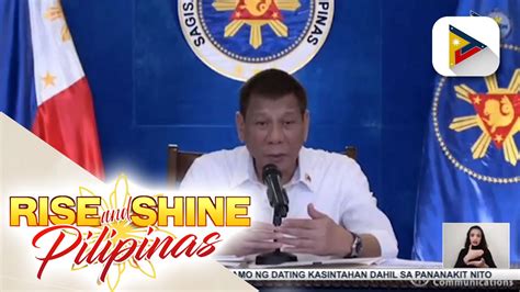 Pres Duterte Lalagdaan Ang National Budget Sa December 28 Video