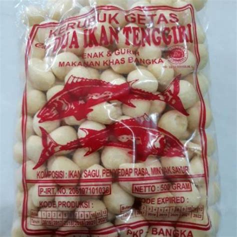 Jual Kerupuk Getas Bulat Cap Dua Ikan Tenggiri Produk Cap Piala Gr