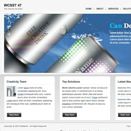 Wcsst Template Web Templates In Html Css Js Format Free And Easy