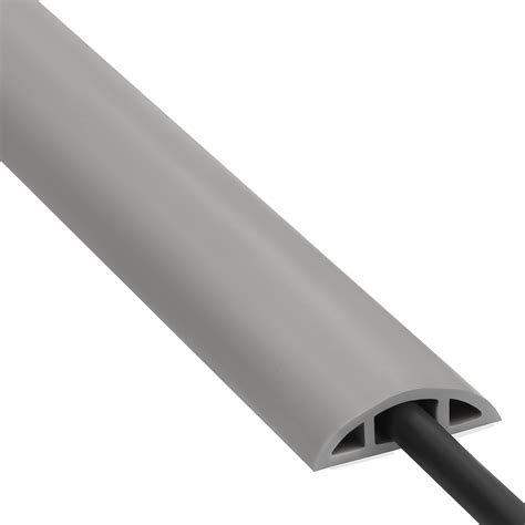 Floor Cable Cover 4ft Grey Wire Cover For Floor Prevent Cable Trips And Protect Wires Floor