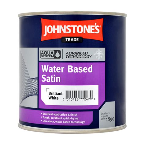 Johnstones Trade Aqua Satin Brilliant White 1l