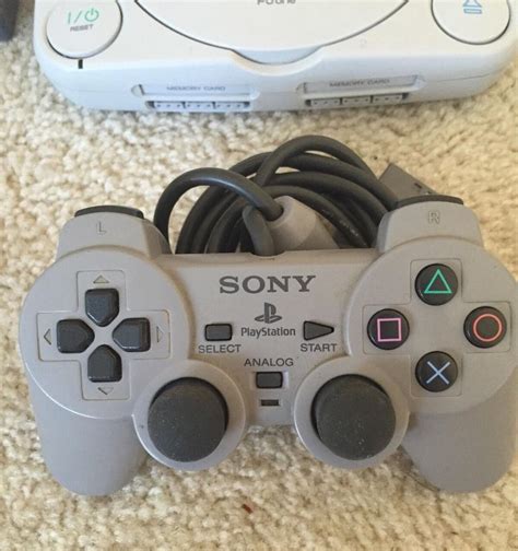 Sony Playstation 1 Ps1 White Console Slim Mini Scph 101 Tested