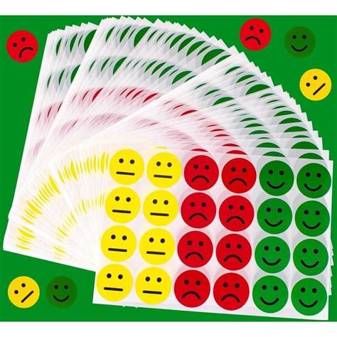 Gommette Smiley Autocollant Sticker Enfant Pour Tableau De R Compenses