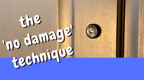 Peep Hole Instal In Timber Door With No Damage Inspire Diy Youtube