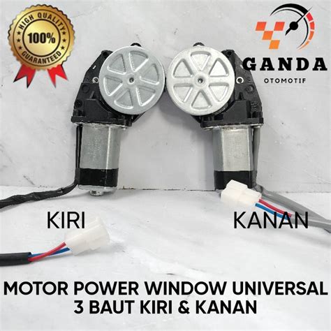 Jual Motor Dinamo Power Window Jendela Mobil 3 Baut 7 Gigi Kanan Kiri