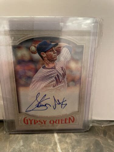 Steven Matz Gypsy Queen Topps Autographed Signed Auto Baseball