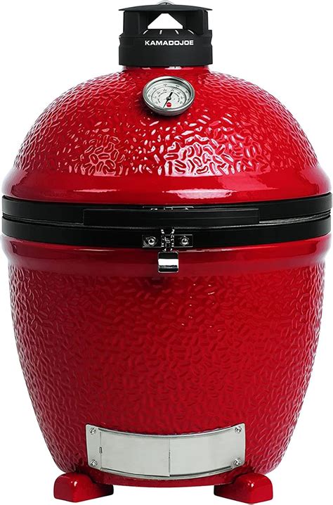 Kamado Joe Classic Joe II Standalone 18 Inch Charcoal Grill In Red