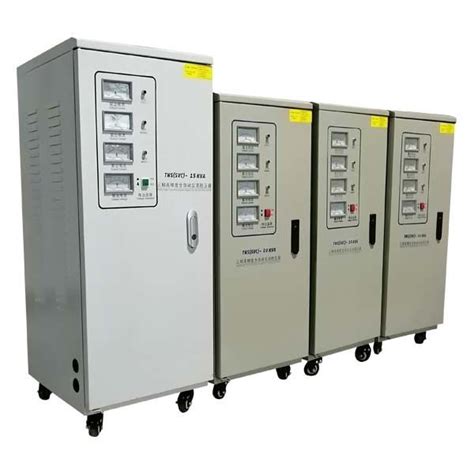 Avr 10kva Three Phase Voltage Stabilizer 50hz With Pointer Meters Display