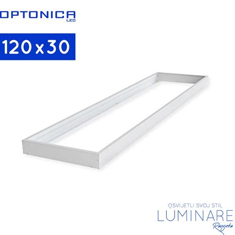 OKVIR ZA LED PANEL 120x30 BIJELI LUMINARE Rasvjeta