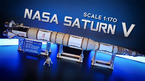 Let S Build Nasa Saturn V Apollo Rocket Scale Model With Three