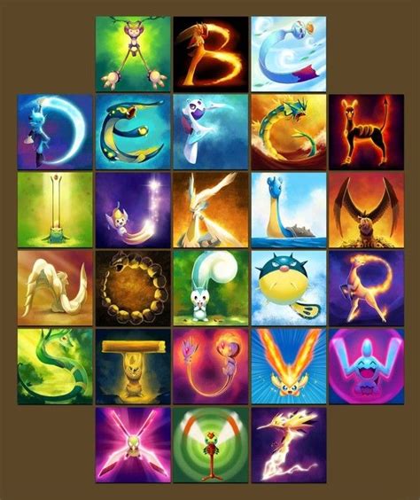 Alphabets Pokemon