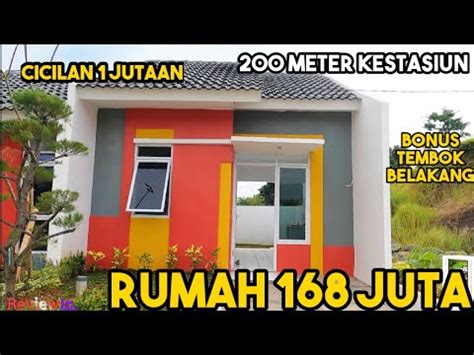 Rumah Subsidi 168 Juta Dekat Stasiun DP 4 Juta Puri Harmoni