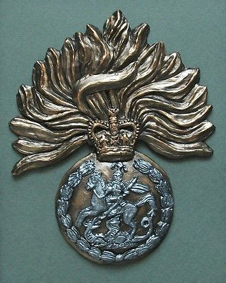 Large Scale ROYAL REGIMENT OF FUSILIERS BADGE (RRF) | #522216300