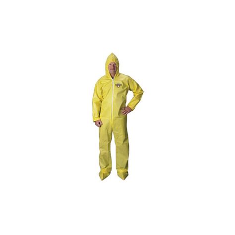 Chemmax Disposable Coveralls W Hood Yellow Ritz Safety