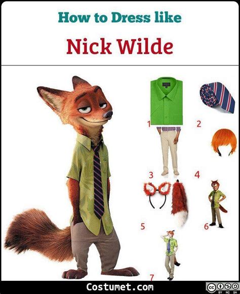 Nick Wilde Zootopia Costume For Cosplay And Halloween 2023 Zootopia