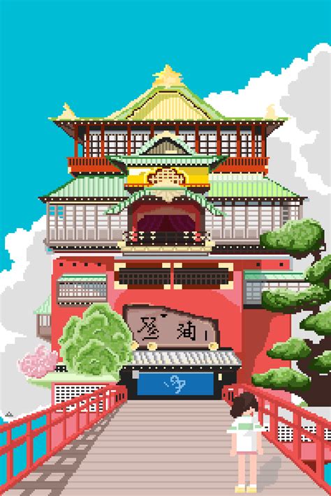 Pixilart - spirited away - pixel art by alysart