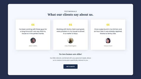 Create A Responsive Testimonial Section Using HTML CSS Step By Step