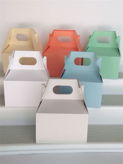 Gable Boxes Small Paper Treat Favor Candy Gable Boxes Birthday Party