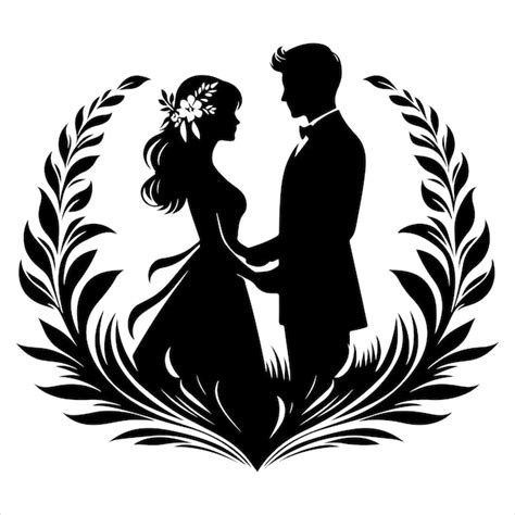 Couple standing Couple standing vector Couple standing silhouette ...