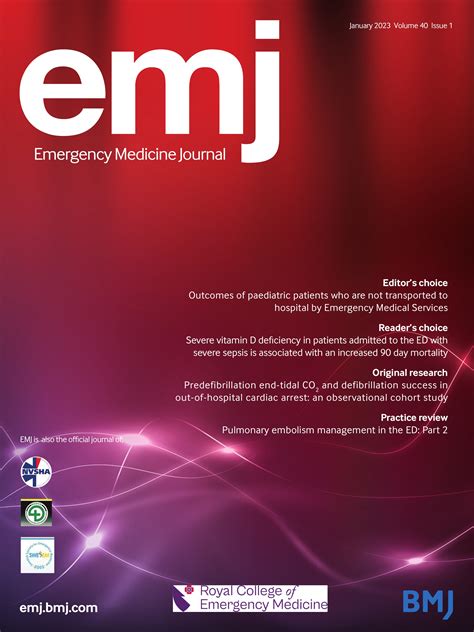 Table Of Contents Emergency Medicine Journal