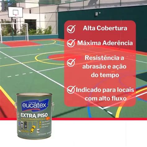 Tinta Extra Piso Litros Eucatex