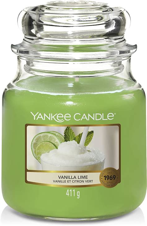 Amazon Yankee Candle Medium Jar Candle Vanilla Lime Home Kitchen