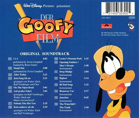 Various Artists A Goofy Movie Soundtrack (Original, 42% OFF