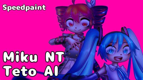 Hatsune Miku Piapro NT Kasane Teto SynthV AI Speedpaint Two