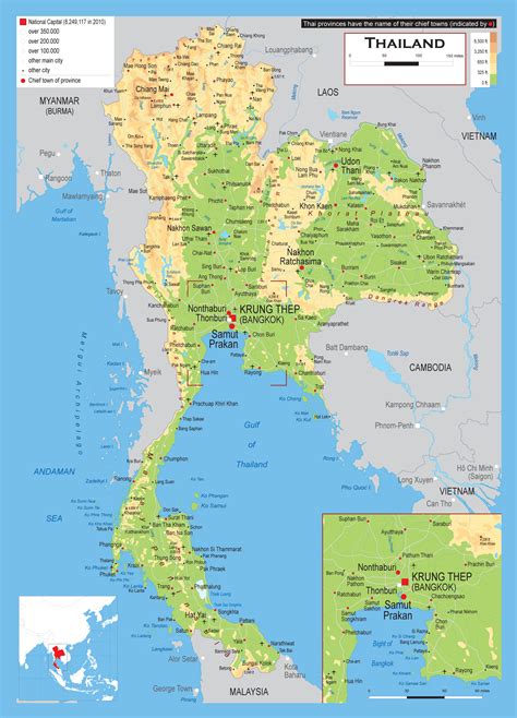 Maps of Thailand | Detailed map of Thailand in English | Tourist ...