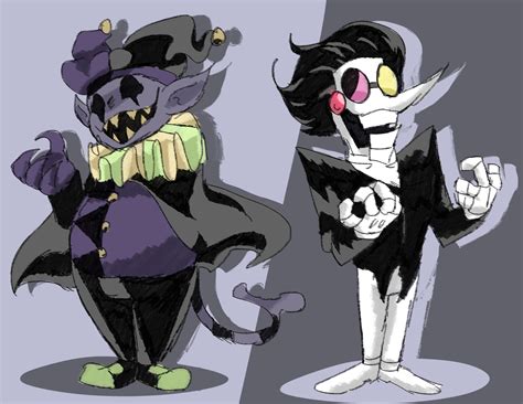 Jevil And Spamton By Kaneidae On Newgrounds