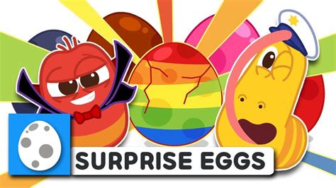 New Surprise Eggs Car And Halloween Compilation Larva Kids Egg