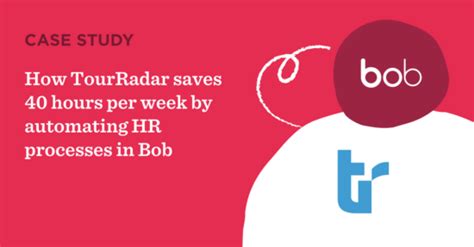 How Tourradar Automates Hr Processes With Bob