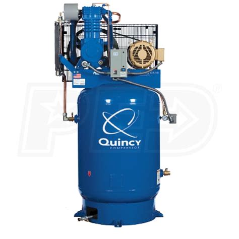 Quincy QT MAX 10 HP 120 Gallon Two Stage Air Compressor 208V 3 Phase