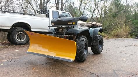 Ready For The Snow Yamaha Grizzly Atv Forum