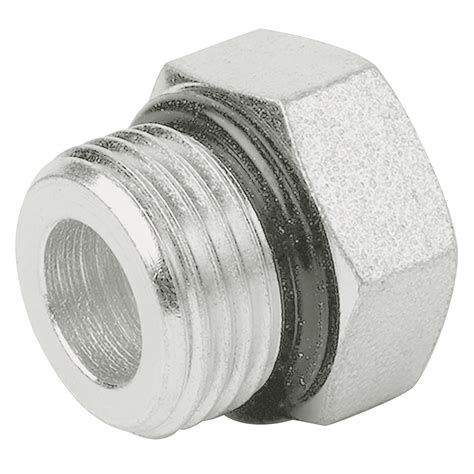 7 16 SORB MALE SOLID PLUG C W O RING Shepherd Hydraulics