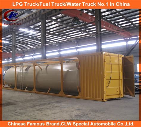 Iso Feet Container Bulk Cement Tanker With Disel Engine China Bulk